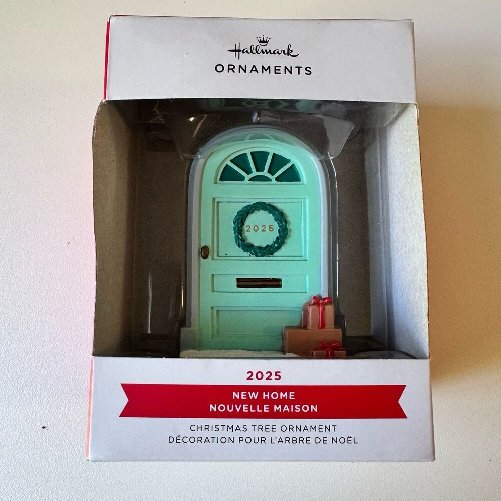 2025 Hallmark Keepsake Ornament New Home Front Door Christmas Decoration